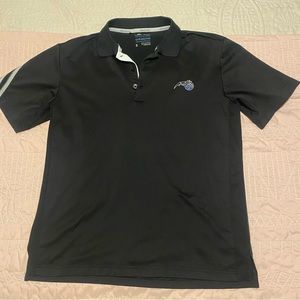 ADIDAS climacool orlando magic basketball sports black polo